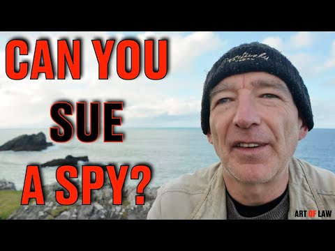 If a foreign power is spying on you, can you sue them?