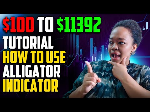 BINARY OPTIONS STRATEGIES $100-$11392 | TUTORIAL HOW TO USE ALLIGATOR INDICATOR