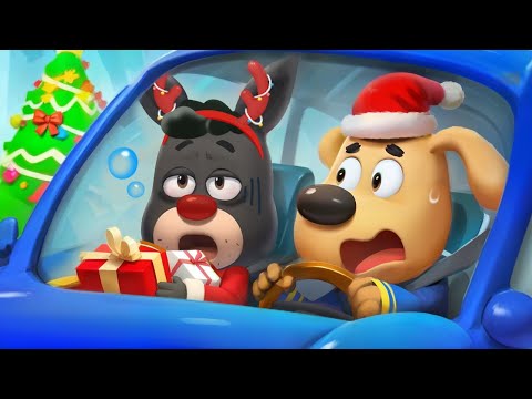 Don't Stay Up Late on Christmas | Funny Kids Adventure | Sheriff Labrador | BabyBus TV