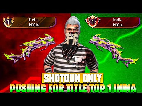 Pushing Top 1 In Shotgun M1014 | Free Fire Solo Rank Pushing With Tips And Tricks | Ep-7