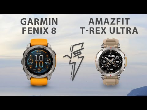 Garmin Fenix 8 VS Amazfit T-Rex Ultra  | Detailed Comparison | Make Your Decision