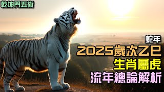 2025歲次乙巳生肖屬虎流年總論解析