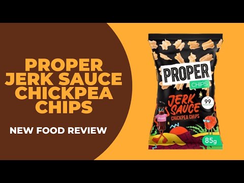 Proper Chips Jerk Sauce Flavour Chickpea Chips (New Food Review)