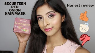 Securteen Red Onion Hair Mask || Review & Demo || sarbanidebroy #bloggersconnector