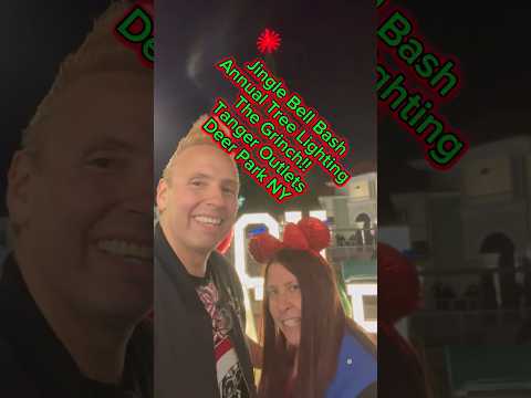 Jingle Bell Bash Tree Lighting in NY #christmas #shorts #disney #thanksgiving #newyork