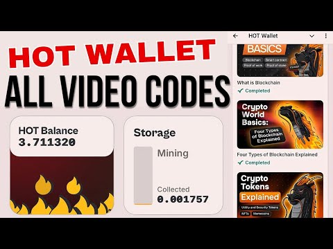 HOT WALLET VIDEO CODES | Hot Wallet Missions | Hot Wallet All video codes