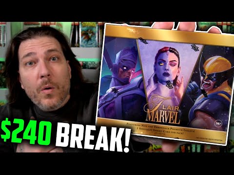 Let's BREAK this $240 FLAIR MARVEL Trading Card BOX!