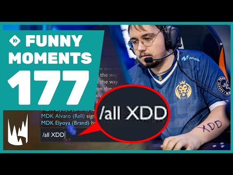 HE TYPED "XDD" IN ALL CHAT - Funny Moments #177 LEC 2024