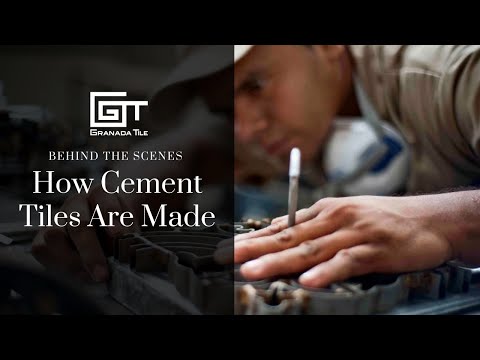 How Hand-Crafted Cement Tiles Are Made