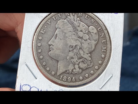 Cleaning a coin. Removing PVC from an old Silver Dollar. How to remove PVC