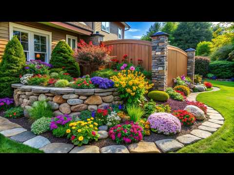 Elevate Outdoor Aesthetics with Corner Flower Bed Designs