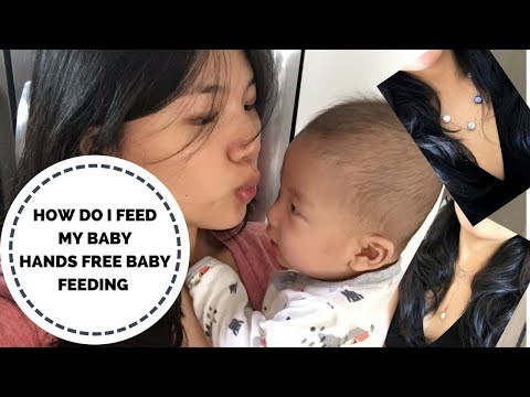 HOW DO I FEED MY BABY HANDS FREE