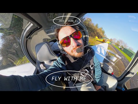 Fly with me  - First flight of 2025 -  VLOG 2