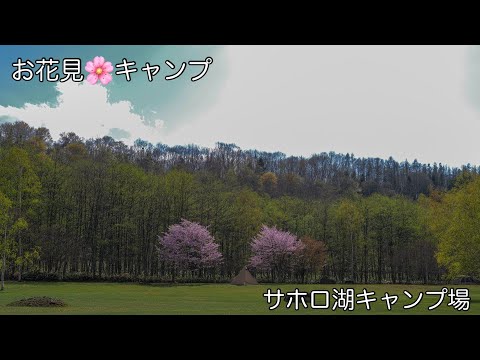 [北海道キャンプ] お花見キャンプ🌸　サーカスtc  サホロ湖キャンプ場　無料キャンプ場