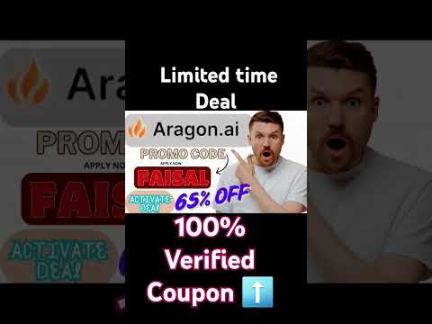 Aragon Ai ( 65%OFF) Promo Code | Aragon Ai Coupon Code | Aragon Ai Discount Code #aragonai #art