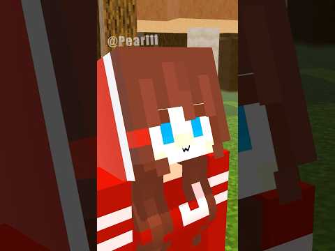 Time Stop Button - Minecraft Animation #shorts #maizen #minecraft