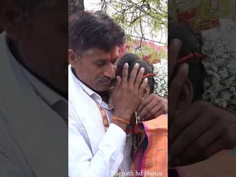 नवरीचे वडील 😢 Marathi wedding video YouTube vicky vahane #instagram_vickydj_wahane and