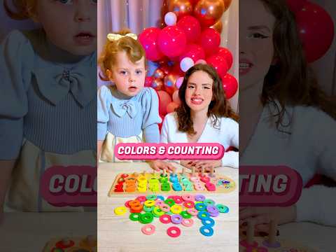 Colors & Counting for Toddlers | Educational Videos for Toddlers #shorts