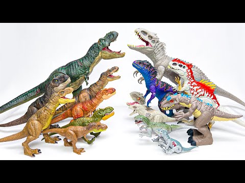 ENORMOUS Haul Of ALL I-Rex Figures VS ALL T-Rex Figures | Destroy ‘N Devour, Epic Roarin' & More!