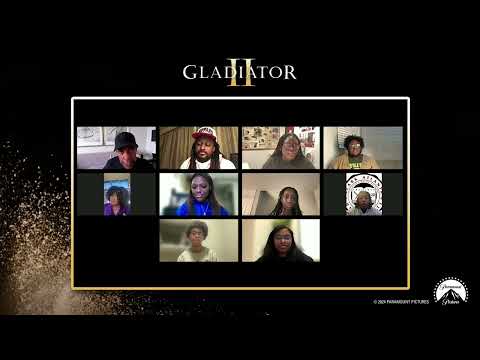 Gladiator II | HBCU Student Roundtable with Denzel Washington