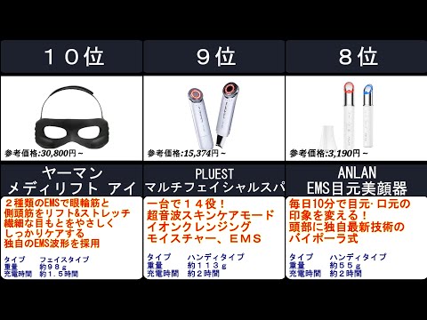 2023年【小顔効果や保湿効果、引き締め効果も！】美顔器 人気ランキングTOP10