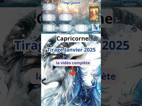 ♑ Capricorne Janvier 2025 ♑