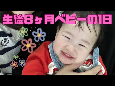 【生後8ヶ月】赤ちゃんとママの1日/ワンオペ