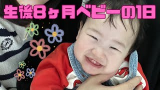 【生後8ヶ月】赤ちゃんとママの1日/ワンオペ