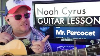 How To Play Mr. Percocet - Noah Cyrus Guitar Tutorial (Beginner Lesson!)