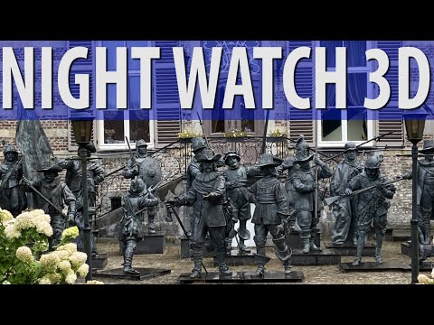 The Original Night Watch 3-D Statues Discovered at Artland Netherlands