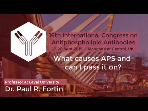 2019 APS Patients Day Part 2 What causes APS and can I pass it on