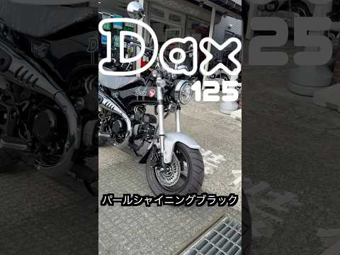 【Dax125】ブラックカラーに似合うライトカスタム