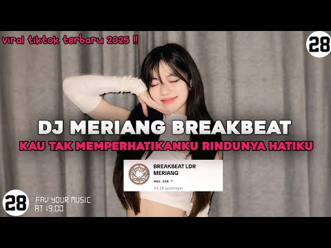 DJ KAU TAK MEMPERHATIKANKU RINDUNYA HATIKU DJ MERIANG BREAKBEAT WES. ZAN VIRAL TIKTOK 2025 REVERB