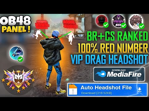 OB48 update no drag auto headshot config file free fire aimbot+aimlock | free fire Max headshot hack