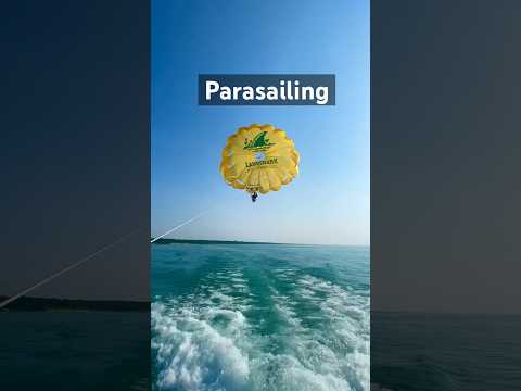 Must try adventure #parasailing #grandbend #canada  #beachlife #islandgirl