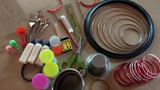 🌟 Diwali rangoli tools🌟DIY rangoli tools at home|| My rangoli TOOLS