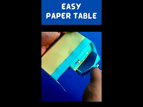 how to make paper table #onlineart #papertable #papercraft #kidscraft #diy