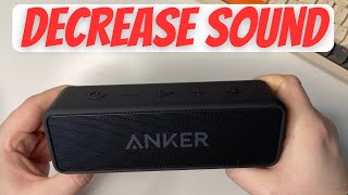 How to Decrease Sound on Anker Soundcore Bluetooth Speaker