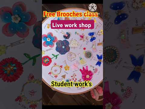 Free Brooches class in tamil | To register whatsapp 8667031010