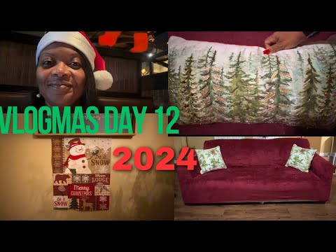 Vlogmas 2024 Day 12! Cooking Dinner & Decorating The House For Christmas 🎄