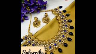 Traditional Kundan Stone // Necklace  // For Womens // Free Shipping 🌼🍀🌼🍀🌼🍀