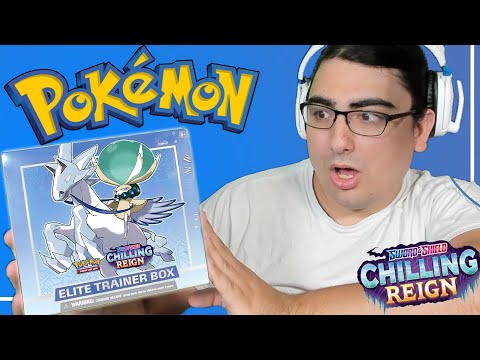 Chilling Reign Elite Trainer Box of Pokemon Cards!