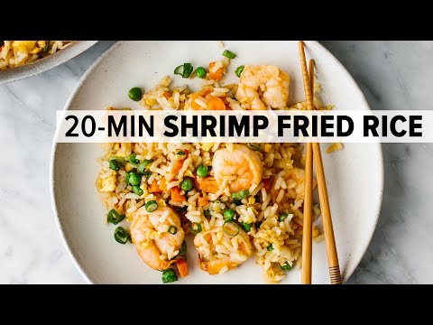 SHRIMP FRIED RICE | easy Chinese fried rice recipe + better than takeout!