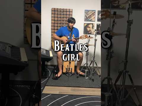 Girl by the beatles (onemanband cover) #acoustic #onemanband #beatles #thebeatles #cajon #guitar