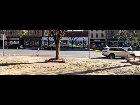 (4k) Crime Scene Broadway Saratoga Springs NY November 20th 2022 Robert J Wheaton Jr