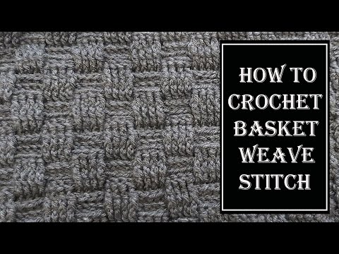 How to Crochet Basket Weave Stitch l l Easy Crochet Stitch Step by Step in Tamil & English Subtitle