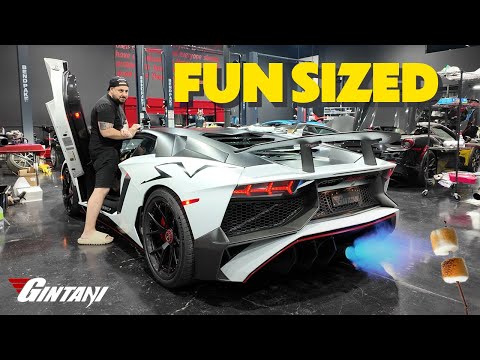 Twin Turbo Lamborghini SV with a MINIATURE Gintani Exhaust?!