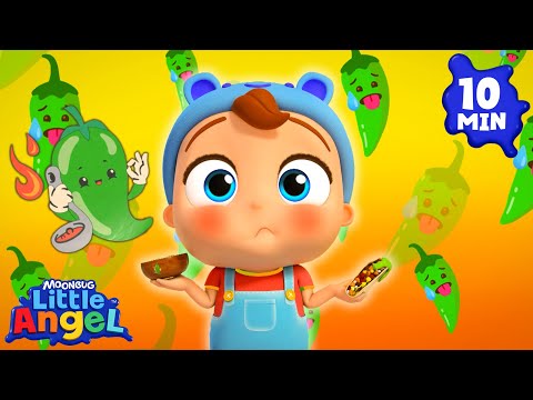 What Is This Taste? 🌶️ | Little Angel | Nursery Rhymes