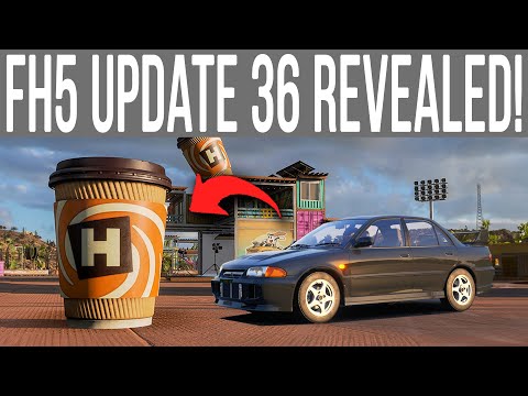 Forza Horizon 5 Update 36 NEW COFFEE SHOP REVEALED!