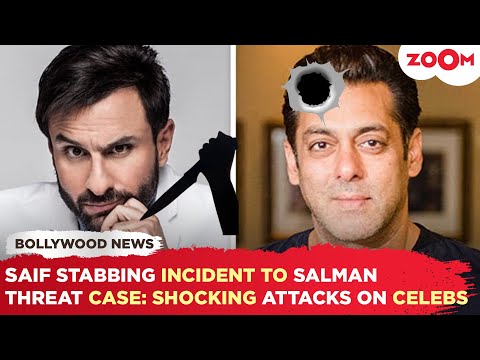 From Saif Ali Khan STABBING to Salman Khan DEATH threat case: Shocking ATTACKS on Bollywood celebs